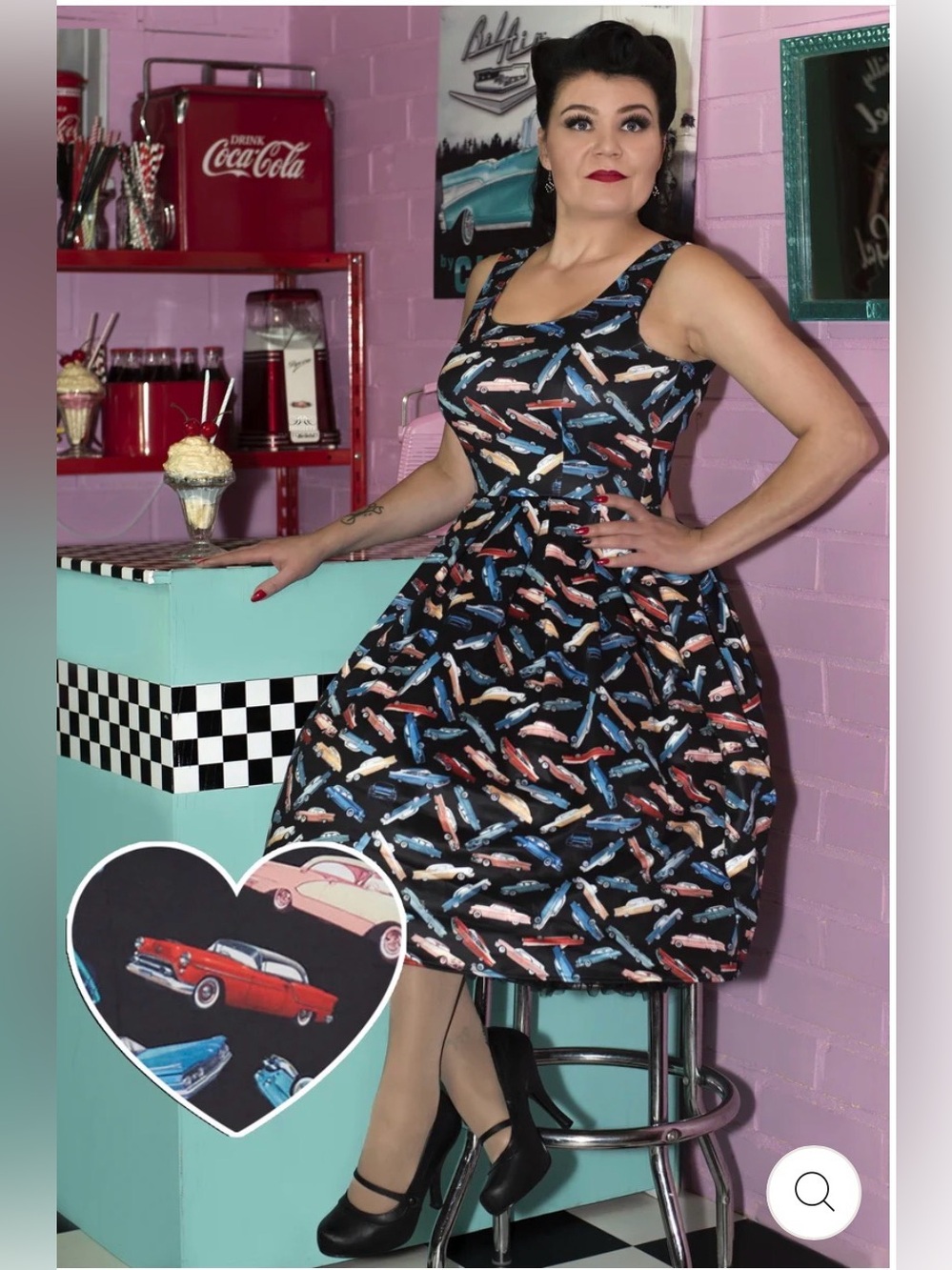 Vintage Cars Dress